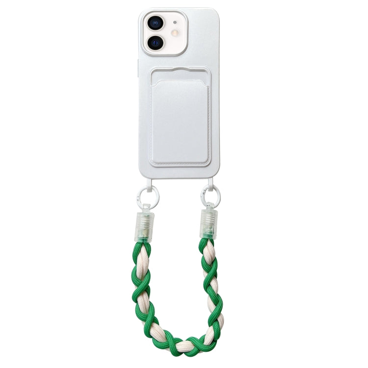 Dopamine Card Slot Phone Case with Lanyard, For iPhone 12, For iPhone 12 Pro Max, For iPhone 12 Pro