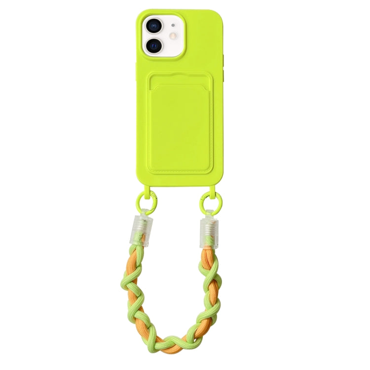 Dopamine Card Slot Phone Case with Lanyard, For iPhone 12, For iPhone 12 Pro Max, For iPhone 12 Pro