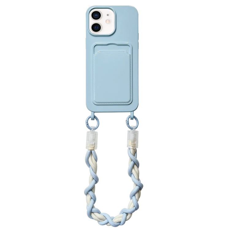 Dopamine Card Slot Phone Case with Lanyard, For iPhone 12, For iPhone 12 Pro Max, For iPhone 12 Pro