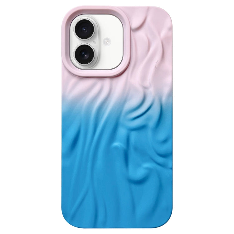 Wrinkle Gradient Skin-feel Frosted TPU Phone Case, For iPhone 16 Pro Max, For iPhone 16 Pro, For iPhone 16 Plus, For iPhone 16, For iPhone 15 Pro Max, For iPhone 15 Pro, For iPhone 15 Plus, For iPhone 15