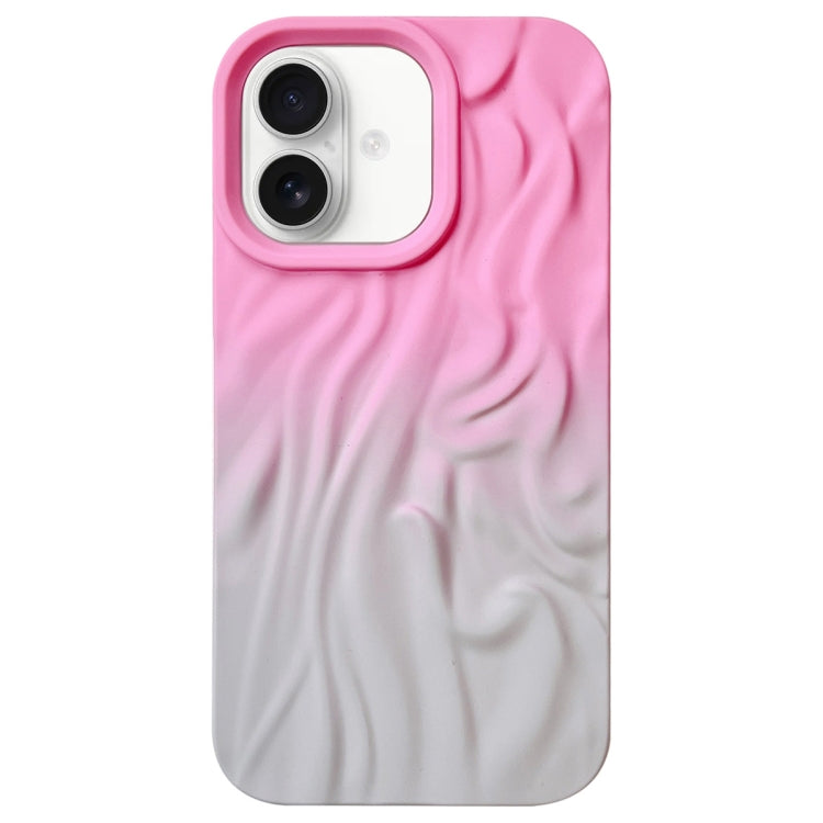 Wrinkle Gradient Skin-feel Frosted TPU Phone Case, For iPhone 16 Pro Max, For iPhone 16 Pro, For iPhone 16 Plus, For iPhone 16, For iPhone 15 Pro Max, For iPhone 15 Pro, For iPhone 15 Plus, For iPhone 15