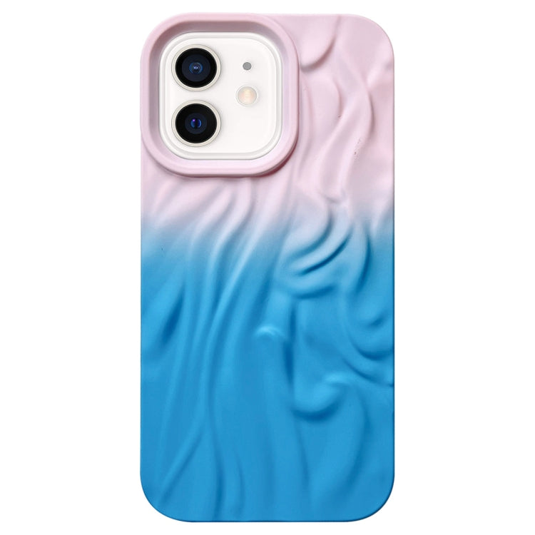 Wrinkle Gradient Skin-feel Frosted TPU Phone Case, For iPhone 12 Pro, For iPhone 12, For iPhone 11 Pro Max, For iPhone 11