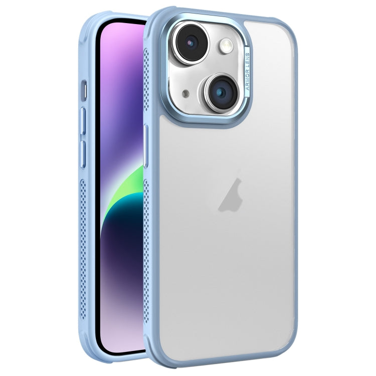 Hardware Side Cooling Skin Feel Frosted Metal Lens Frame Phone Case, For iPhone 14 Plus, For iPhone 14, For iPhone 14 Pro, For iPhone 14 Pro Max