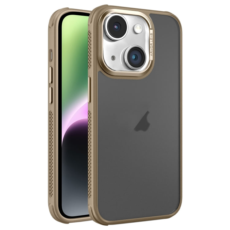 Hardware Side Cooling Skin Feel Frosted Metal Lens Frame Phone Case, For iPhone 14 Plus, For iPhone 14, For iPhone 14 Pro, For iPhone 14 Pro Max