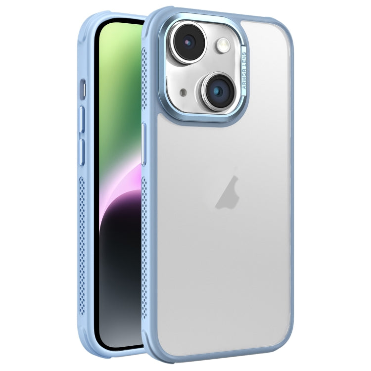 Hardware Side Cooling Skin Feel Frosted Metal Lens Frame Phone Case, For iPhone 14 Plus, For iPhone 14, For iPhone 14 Pro, For iPhone 14 Pro Max