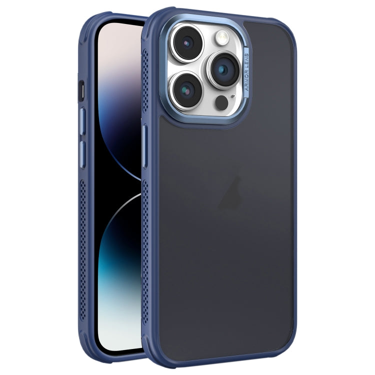 Hardware Side Cooling Skin Feel Frosted Metal Lens Frame Phone Case, For iPhone 14 Plus, For iPhone 14, For iPhone 14 Pro, For iPhone 14 Pro Max