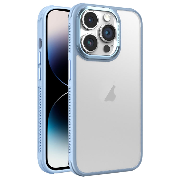 Hardware Side Cooling Skin Feel Frosted Metal Lens Frame Phone Case, For iPhone 14 Plus, For iPhone 14, For iPhone 14 Pro, For iPhone 14 Pro Max