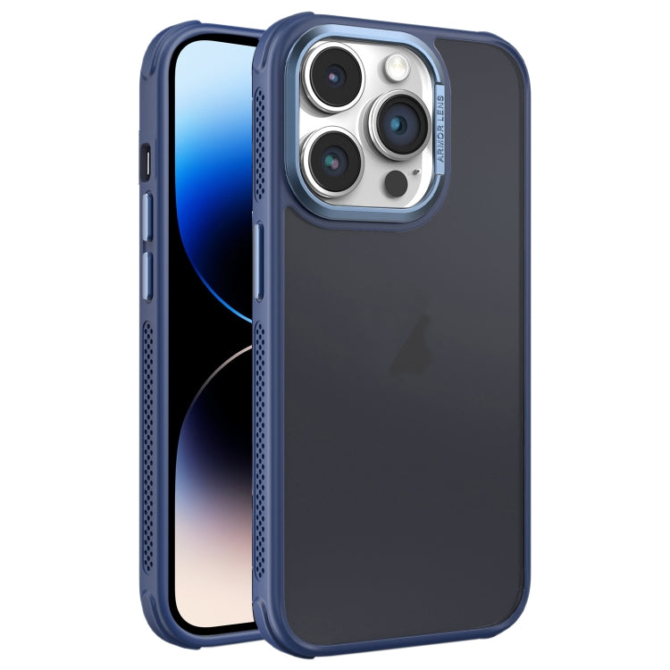 Hardware Side Cooling Skin Feel Frosted Metal Lens Frame Phone Case, For iPhone 14 Plus, For iPhone 14, For iPhone 14 Pro, For iPhone 14 Pro Max