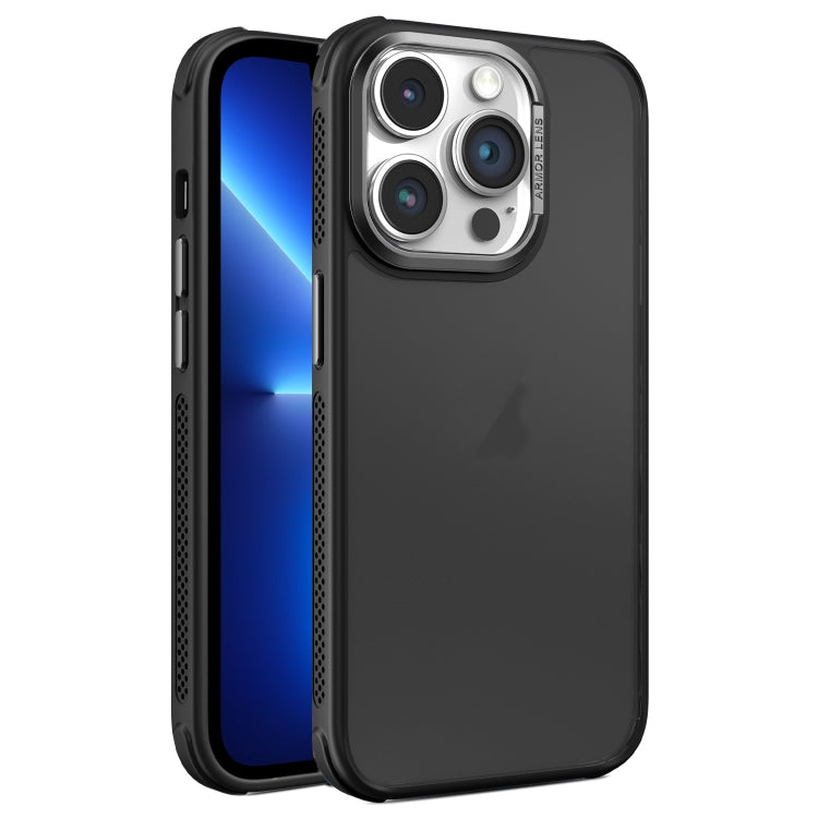 Hardware Side Cooling Skin Feel Frosted Metal Lens Frame Phone Case, For iPhone 13 Pro Max, For iPhone 13 Pro, For iPhone 13, For iPhone 12