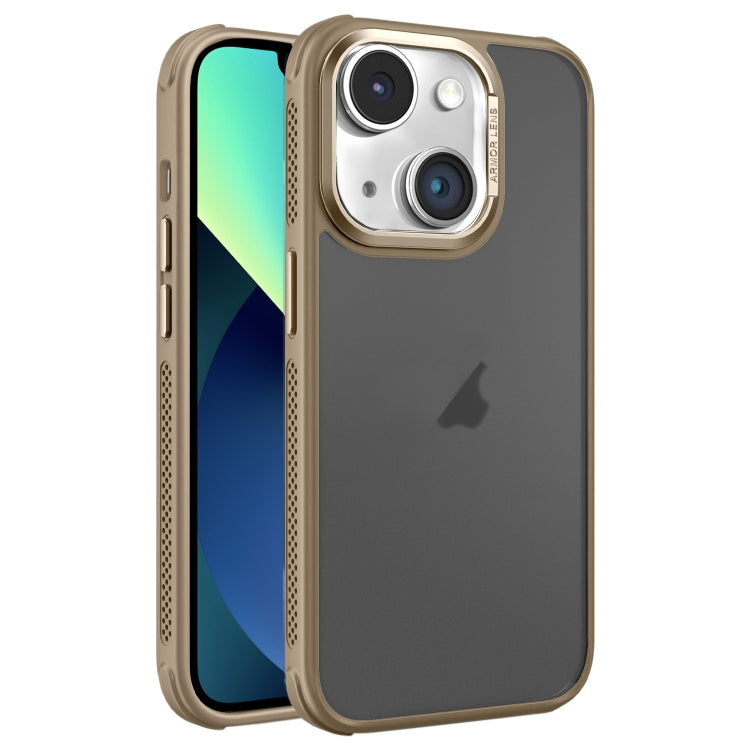 Hardware Side Cooling Skin Feel Frosted Metal Lens Frame Phone Case, For iPhone 13 Pro Max, For iPhone 13 Pro, For iPhone 13, For iPhone 12