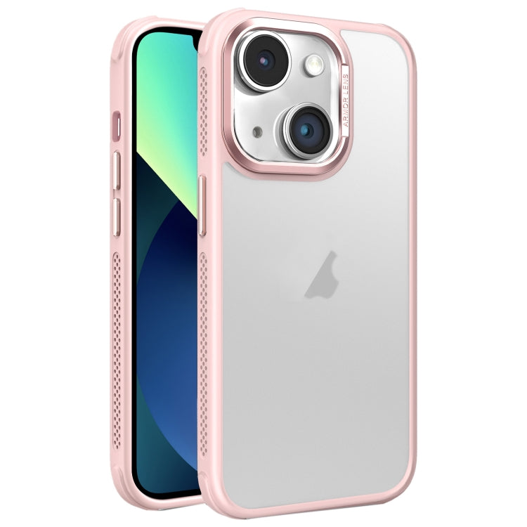 Hardware Side Cooling Skin Feel Frosted Metal Lens Frame Phone Case, For iPhone 13 Pro Max, For iPhone 13 Pro, For iPhone 13, For iPhone 12