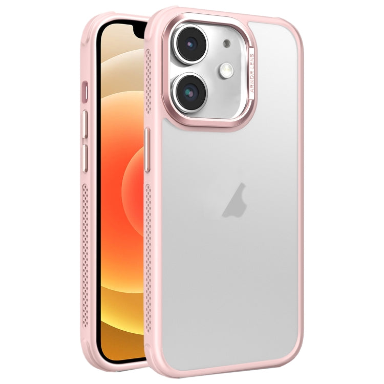 Hardware Side Cooling Skin Feel Frosted Metal Lens Frame Phone Case, For iPhone 13 Pro Max, For iPhone 13 Pro, For iPhone 13, For iPhone 12