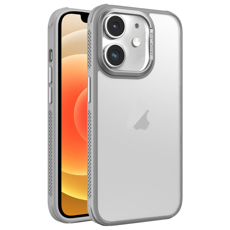 Hardware Side Cooling Skin Feel Frosted Metal Lens Frame Phone Case, For iPhone 13 Pro Max, For iPhone 13 Pro, For iPhone 13, For iPhone 12