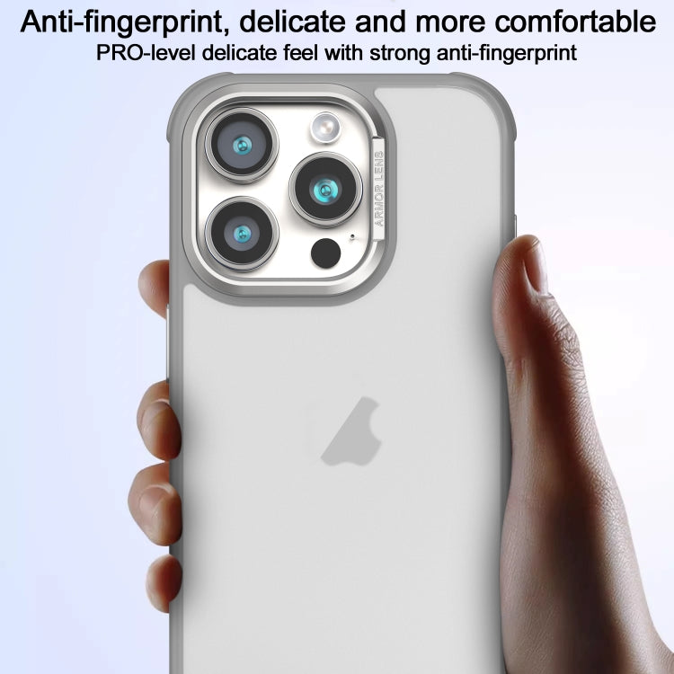 Hardware Side Cooling Skin Feel Frosted Metal Lens Frame Phone Case, For iPhone 15 Pro Max, For iPhone 15 Pro, For iPhone 15 Plus, For iPhone 15