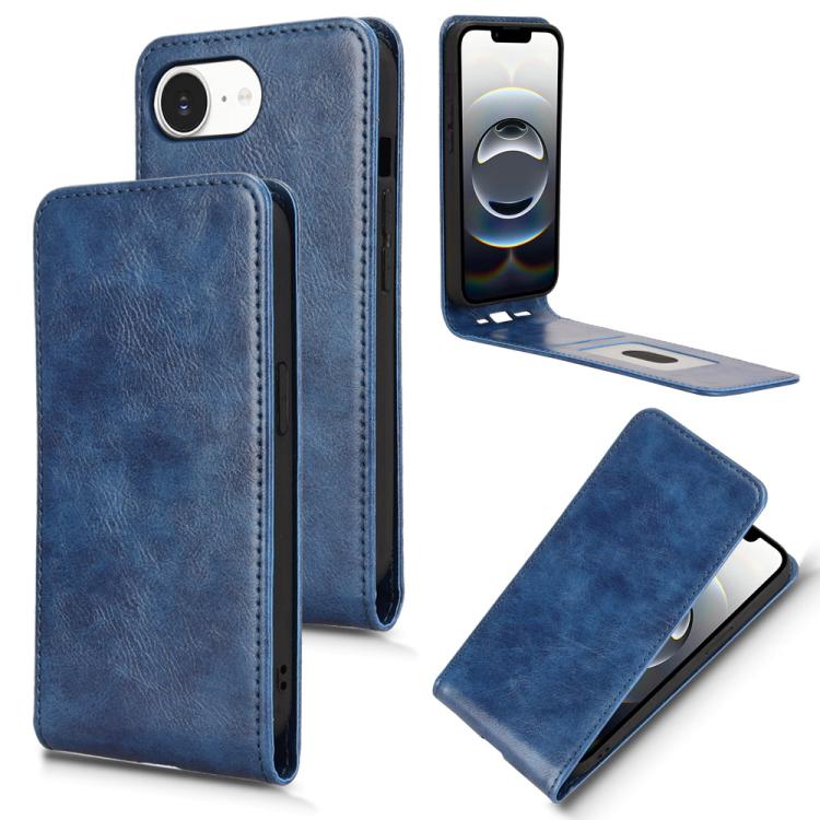 Magnetic Vertical Flip Leather Phone Case, For iPhone 16e, For iPhone 16 Pro Max, For iPhone 16 Pro, For iPhone 16 Plus, For iPhone 16, For iPhone 15 Pro, For iPhone 15 Plus, For iPhone 15