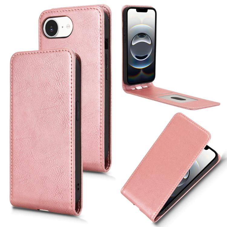 Magnetic Vertical Flip Leather Phone Case, For iPhone 16e, For iPhone 16 Pro Max, For iPhone 16 Pro, For iPhone 16 Plus, For iPhone 16, For iPhone 15 Pro, For iPhone 15 Plus, For iPhone 15