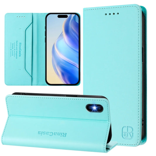 RC01 Dual-Folded Magnetic Suction RFID Leather Phone Case, For iPhone X / XS, For iPhone XR, For iPhone XS Max, For iPhone 7 Plus / 8 Plus