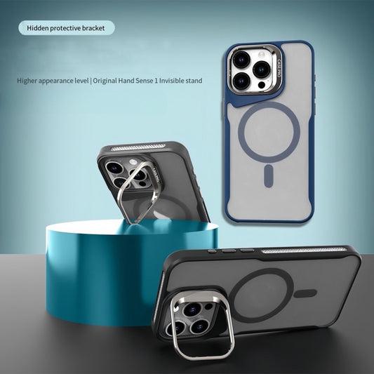 Metal Bracket MagSafe Magnetic Phone Case, For iPhone 16 Pro Max, For iPhone 16 Pro, For iPhone 16 Plus, For iPhone 16, For iPhone 15 Pro Max, For iPhone 15 Pro, For iPhone 15 Plus / 14 Plus, For iPhone 15