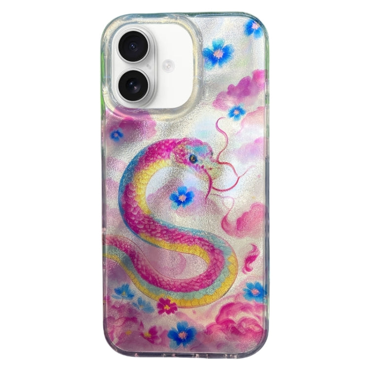 Double Layer IMD Pattern TPU Phone Case, For iPhone 16, For iPhone 15 Pro Max