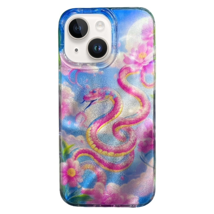 Double Layer IMD Pattern TPU Phone Case, For iPhone 15 Pro, For iPhone 15