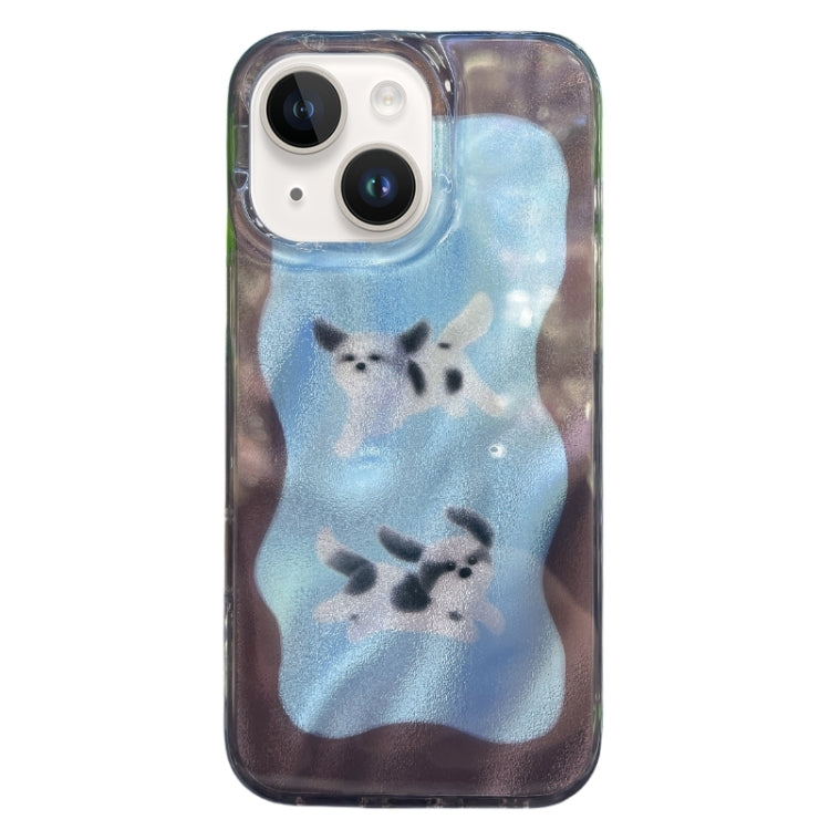 Double Layer IMD Pattern TPU Phone Case, For iPhone 15 Pro, For iPhone 15