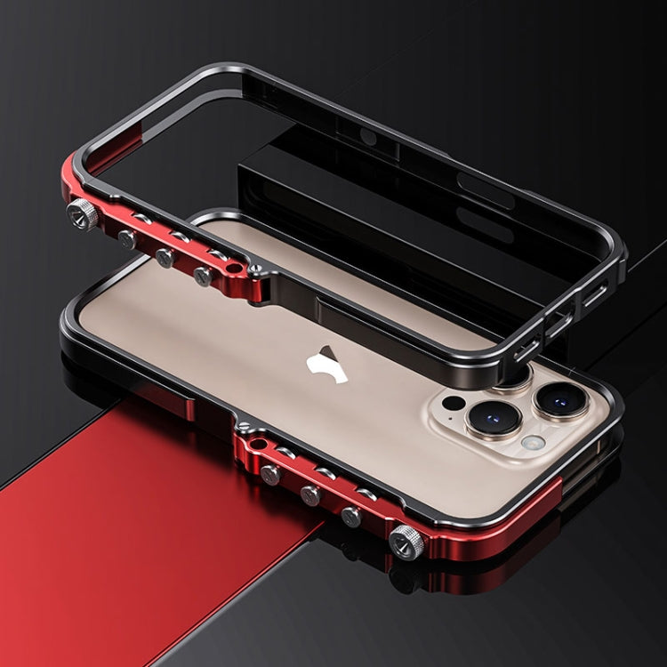 Mechanical Armor Creative Metal Frame Aluminum Alloy Phone Case, For iPhone 16 Pro Max, For iPhone 16 Pro, For iPhone 16, For iPhone 15 Pro Max, For iPhone 15 Pro, For iPhone 15