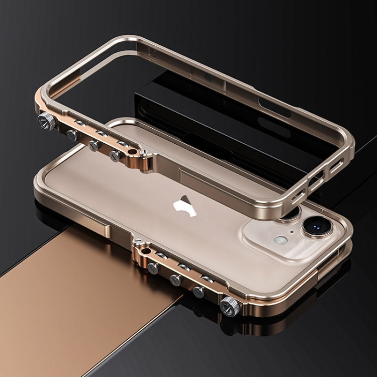 Mechanical Armor Creative Metal Frame Aluminum Alloy Phone Case, For iPhone 16 Pro Max, For iPhone 16 Pro, For iPhone 16, For iPhone 15 Pro Max, For iPhone 15 Pro, For iPhone 15