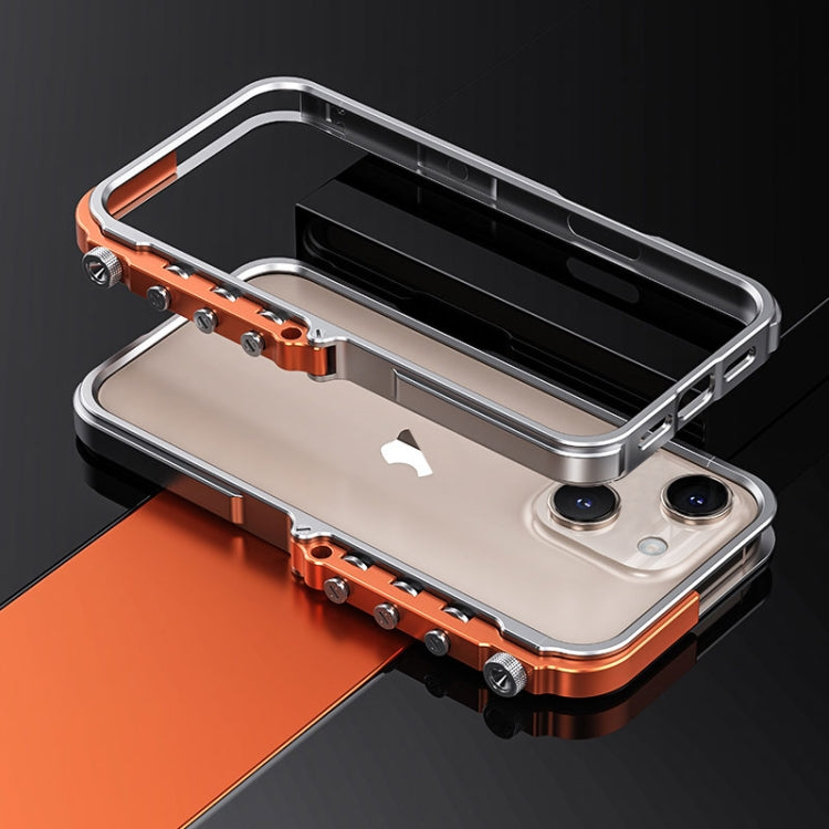 Mechanical Armor Creative Metal Frame Aluminum Alloy Phone Case, For iPhone 16 Pro Max, For iPhone 16 Pro, For iPhone 16, For iPhone 15 Pro Max, For iPhone 15 Pro, For iPhone 15