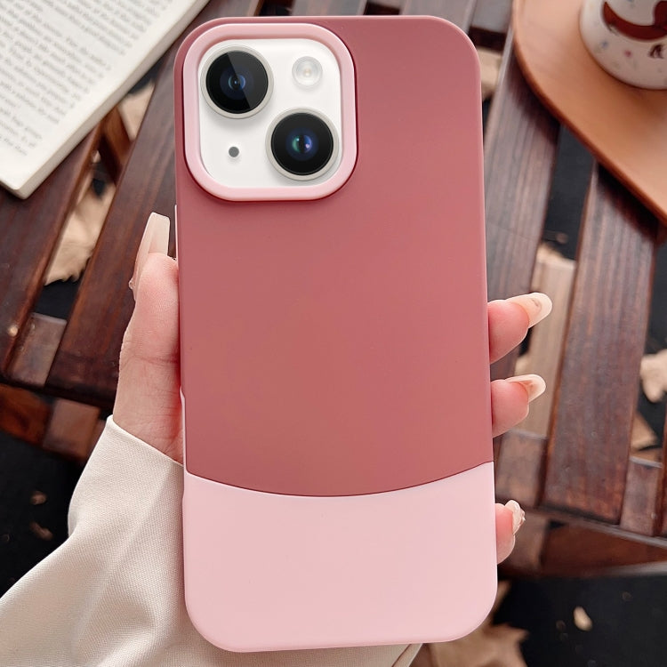 Color Contrast 2 in 1 Skin Feel PC Hybrid TPU Phone Case, For iPhone 13