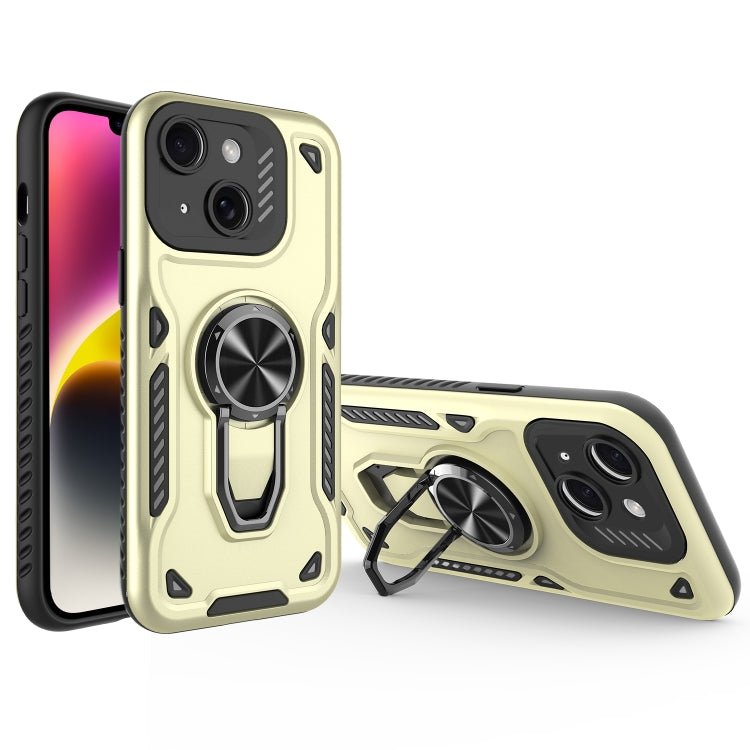 Metal Rotating Bracket TPU + PC Magnetic Phone Case, For iPhone 14 Plus