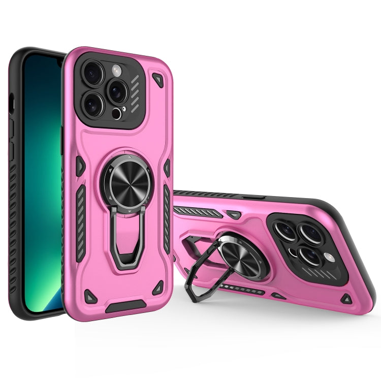 Metal Rotating Bracket TPU + PC Magnetic Phone Case, For iPhone 13 Pro Max