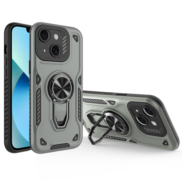 Metal Rotating Bracket TPU + PC Magnetic Phone Case, For iPhone 13