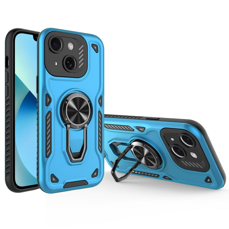 Metal Rotating Bracket TPU + PC Magnetic Phone Case, For iPhone 13