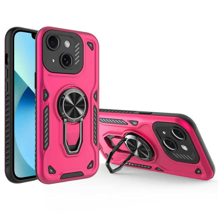 Metal Rotating Bracket TPU + PC Magnetic Phone Case, For iPhone 13