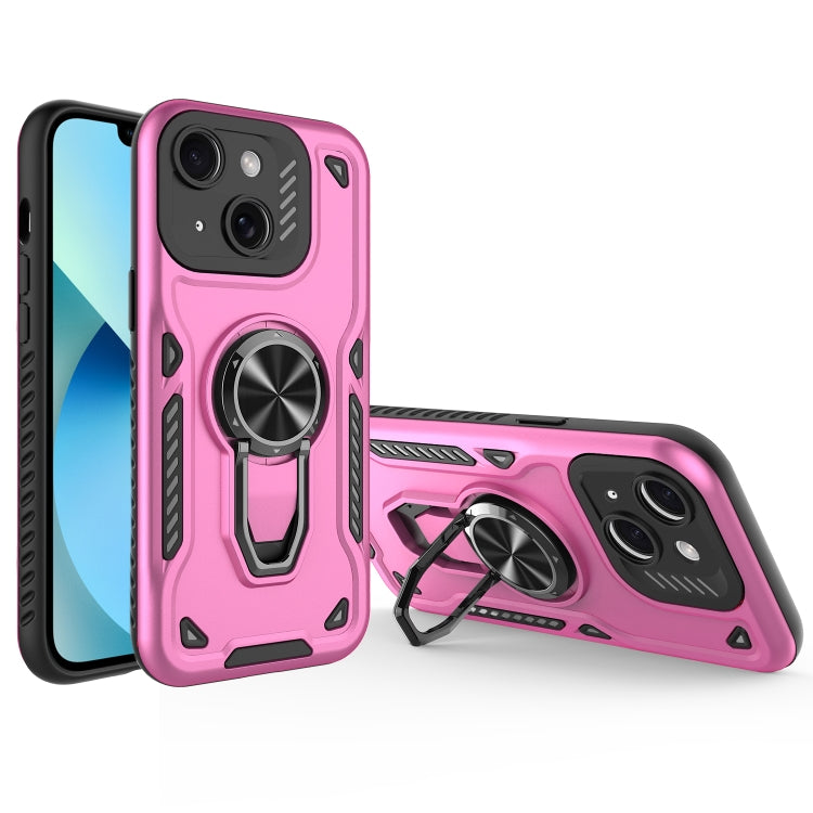 Metal Rotating Bracket TPU + PC Magnetic Phone Case, For iPhone 13