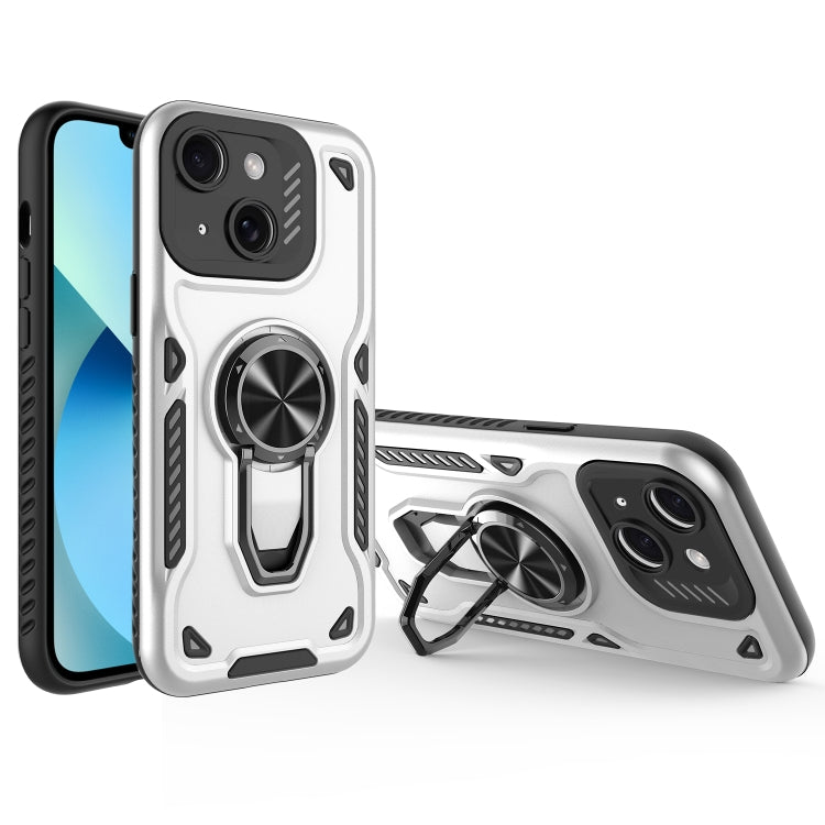 Metal Rotating Bracket TPU + PC Magnetic Phone Case, For iPhone 13