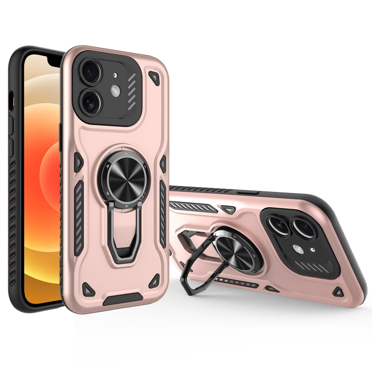 Metal Rotating Bracket TPU + PC Magnetic Phone Case, For iPhone 12