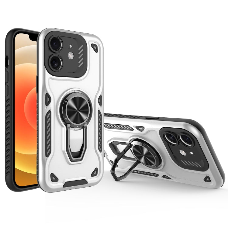 Metal Rotating Bracket TPU + PC Magnetic Phone Case, For iPhone 12