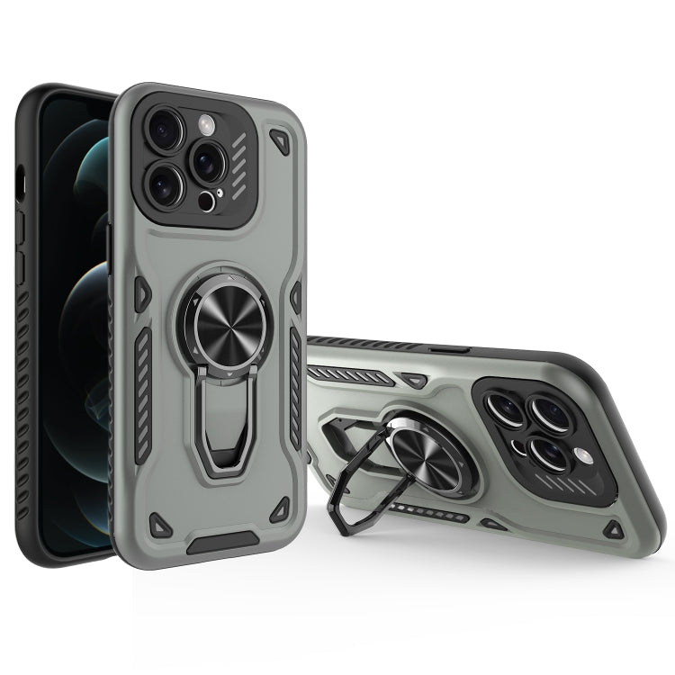 Metal Rotating Bracket TPU + PC Magnetic Phone Case, For iPhone 12 Pro Max