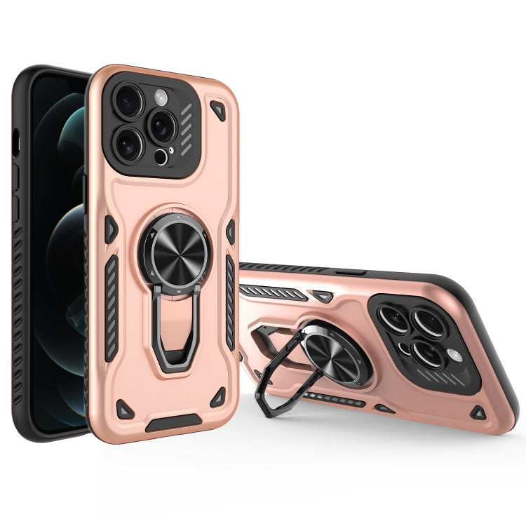 Metal Rotating Bracket TPU + PC Magnetic Phone Case, For iPhone 12 Pro Max