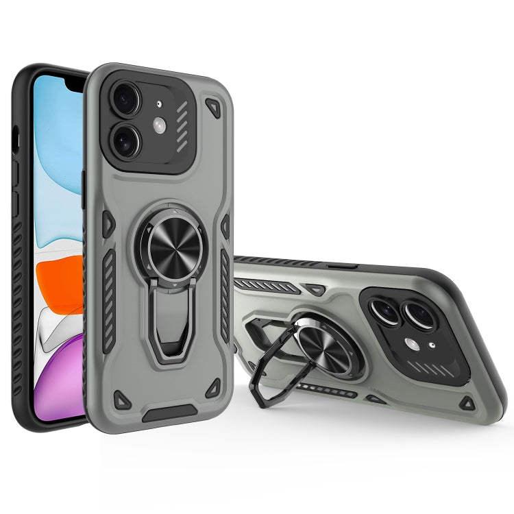 Metal Rotating Bracket TPU + PC Magnetic Phone Case, For iPhone 11