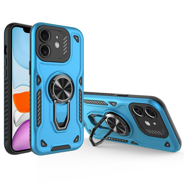 Metal Rotating Bracket TPU + PC Magnetic Phone Case, For iPhone 11