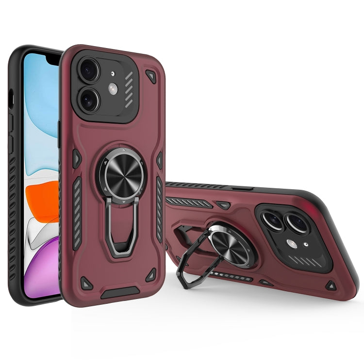 Metal Rotating Bracket TPU + PC Magnetic Phone Case, For iPhone 11