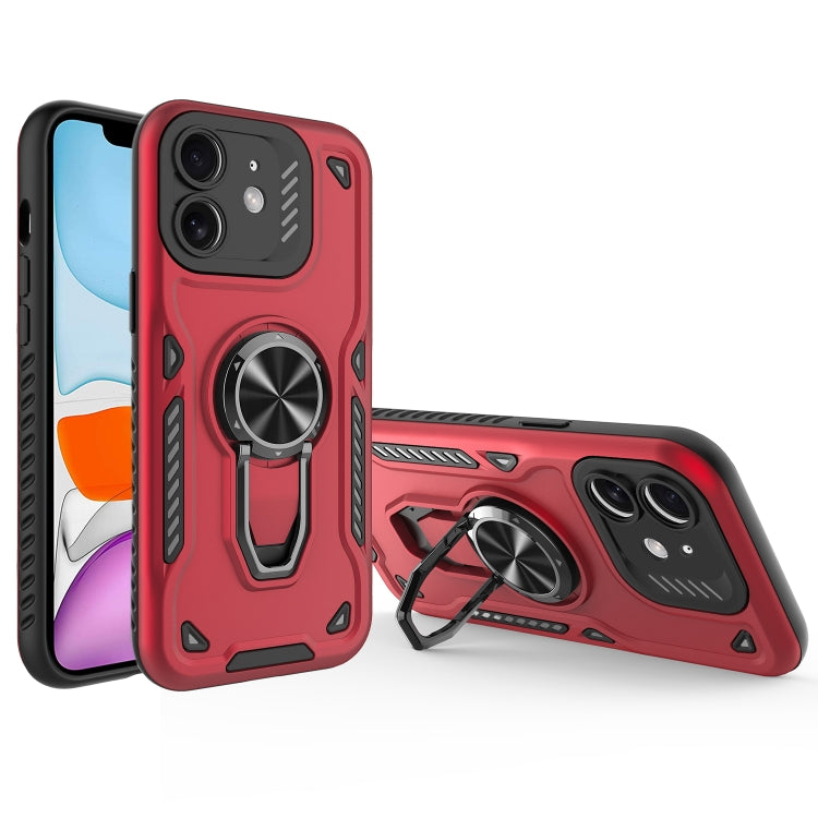 Metal Rotating Bracket TPU + PC Magnetic Phone Case, For iPhone 11