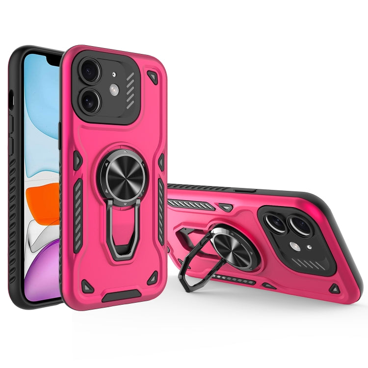 Metal Rotating Bracket TPU + PC Magnetic Phone Case, For iPhone 11