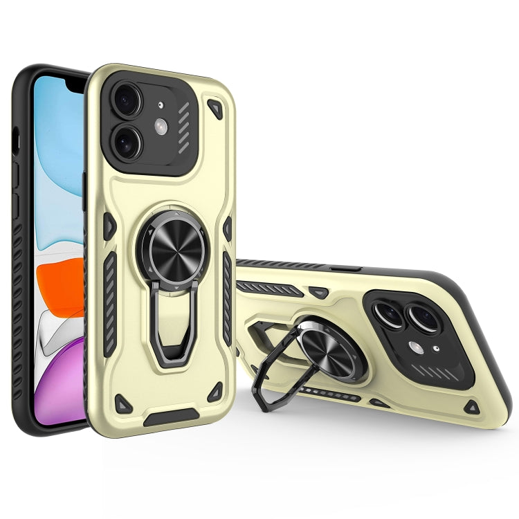 Metal Rotating Bracket TPU + PC Magnetic Phone Case, For iPhone 11