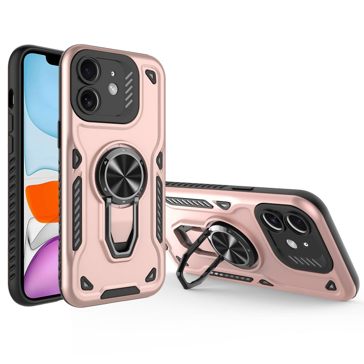 Metal Rotating Bracket TPU + PC Magnetic Phone Case, For iPhone 11