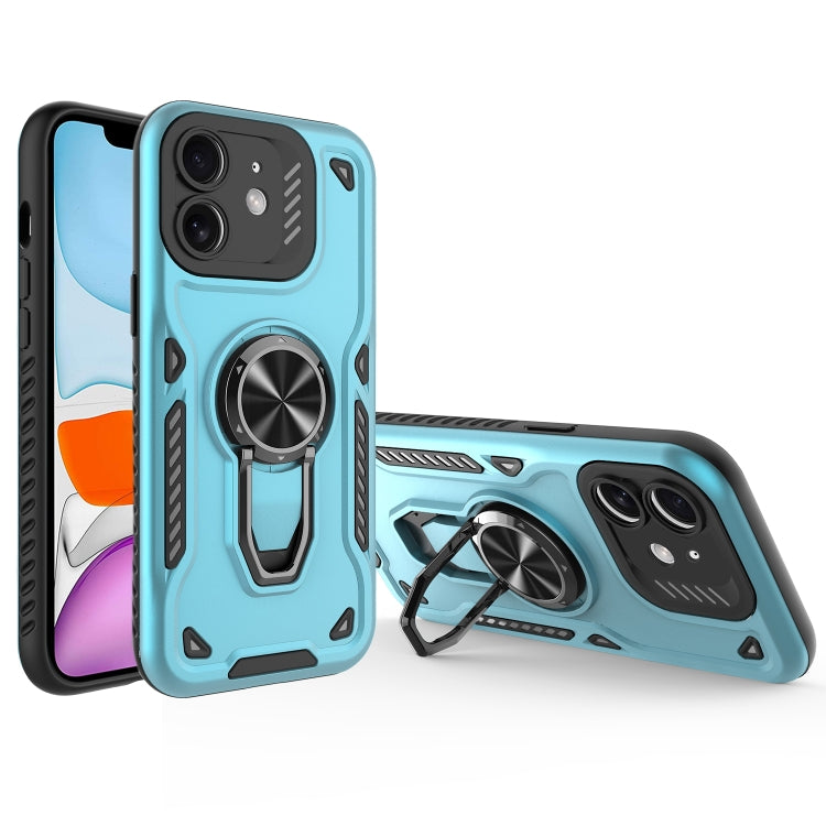 Metal Rotating Bracket TPU + PC Magnetic Phone Case, For iPhone 11