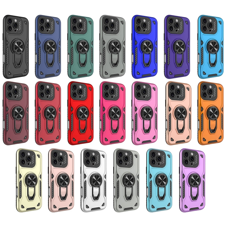 Metal Rotating Bracket TPU + PC Magnetic Phone Case, For iPhone 16 Pro Max