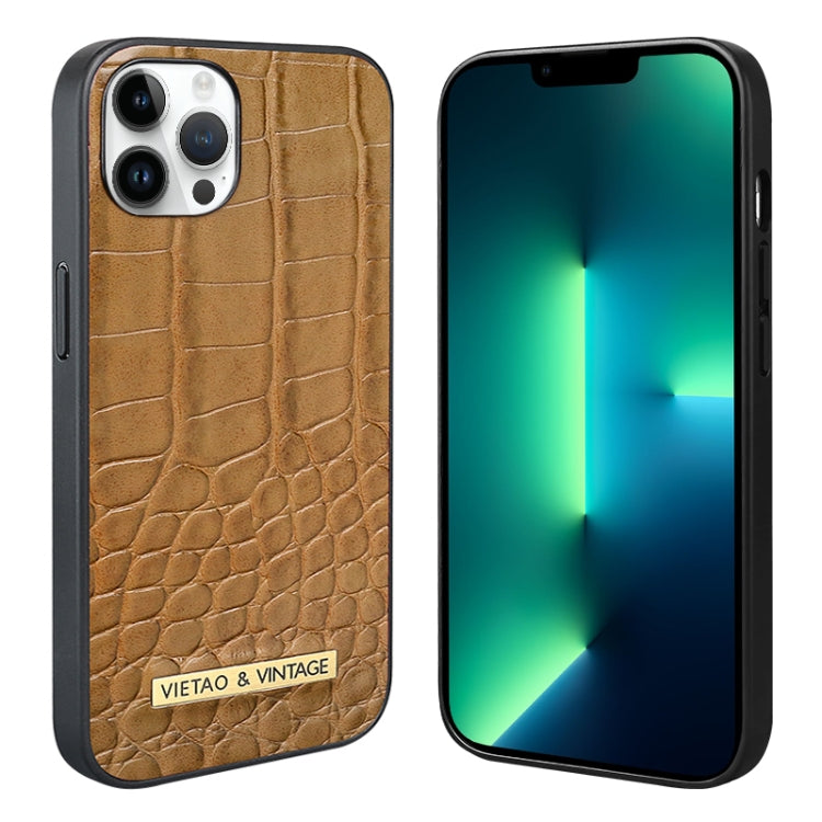 VIETAO Alligator Texture PU Phone Case, For iPhone 13 Pro Max, For iPhone 13 Pro, For iPhone 13, For iPhone 12 / 12 Pro, For iPhone 12 Pro Max, For iPhone 11 Pro Max, For iPhone 11